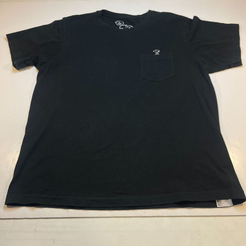 KAWS x PEANUTS Colab UT Uniqlo Snoopy Tee T Shirt Sz Mens XL Black